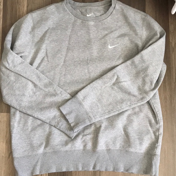 light grey nike crewneck